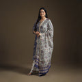 Gota Work Sanganeri Hand Block Print Chanderi Silk Suit Set with Dupatta for Women 09