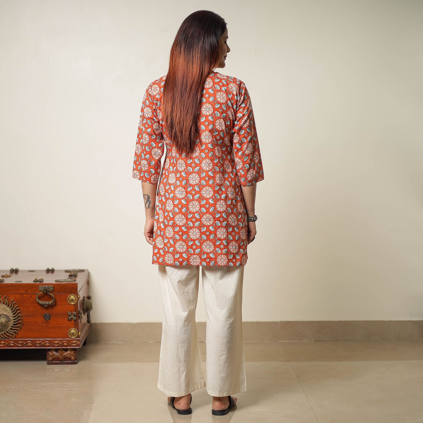 sanganeri printed kurta