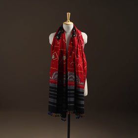 Kutch Bandhani Handwoven Neran Hand Embroidery Merino Wool Shawl 47