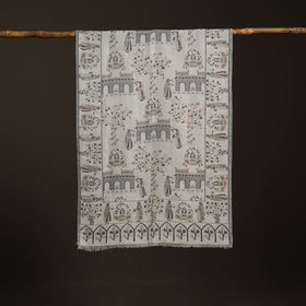 Kani Weave Zari Jaal Fine Wool Stole for Women 39