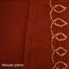 Kutch Bandhani Tie-Dye Cotton Saree 32