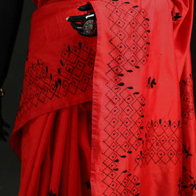 Hand Embroidered Silk Saree 77
