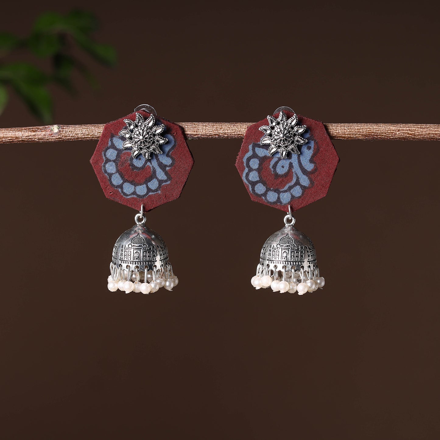 Handcrafted Fabart GS Jhumki Earrings 08