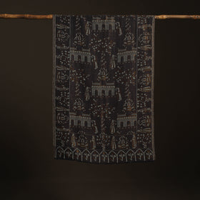 Brown - Kani Weave Zari Jaal Fine Wool Stole for Women 37