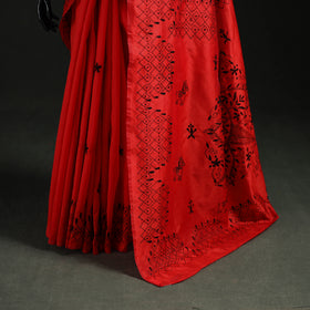 Hand Embroidered Silk Saree 77
