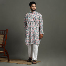 sanganeri men kurta