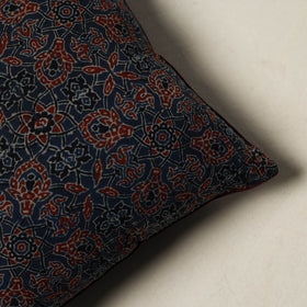 Ajrakh Hand Block Print Cushion Cover (16 x 16 in) 62