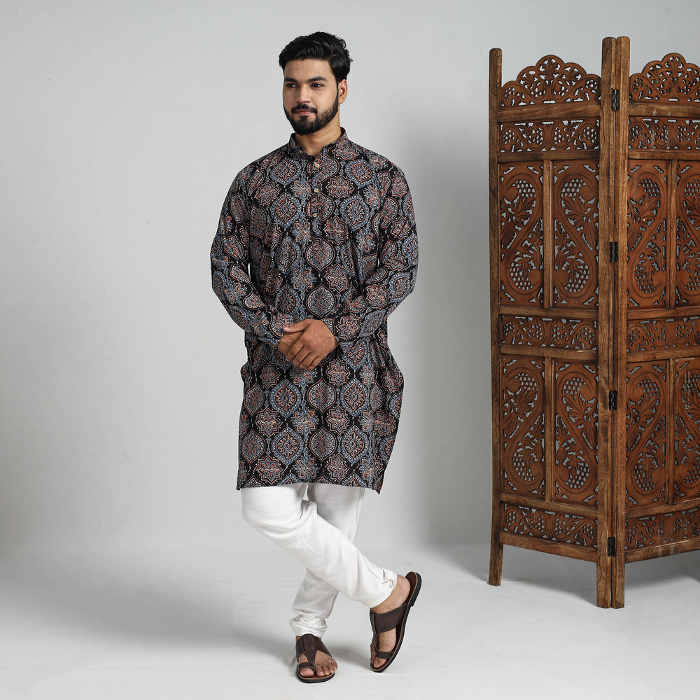 ajrakh Men's Long kurta