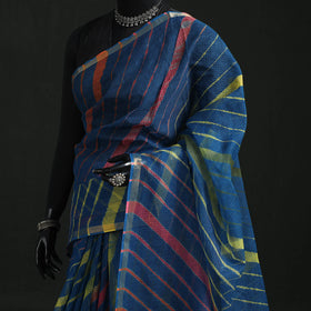 Tie-Dye Kota Doria Cotton Leheriya Saree 12