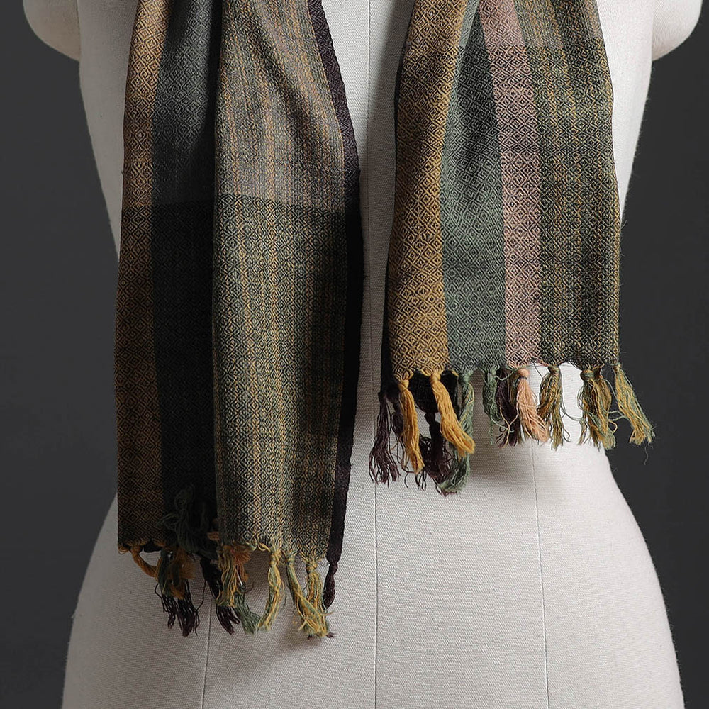 Multicolor - Kumaun Handwoven Pure Merino Wool Scarf 229