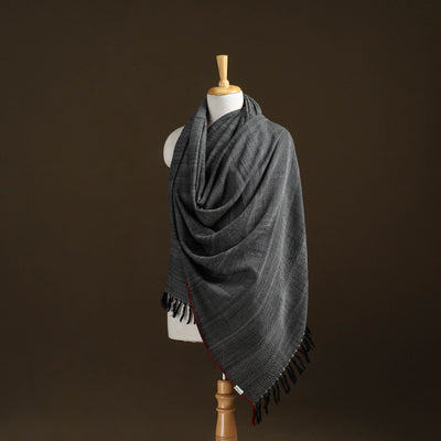 Kumaun Handwoven Pure Merino Wool Shawl 14