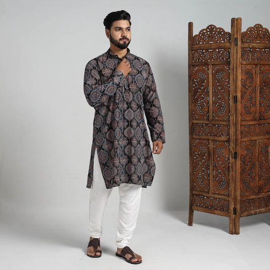 ajrakh Men's Long kurta