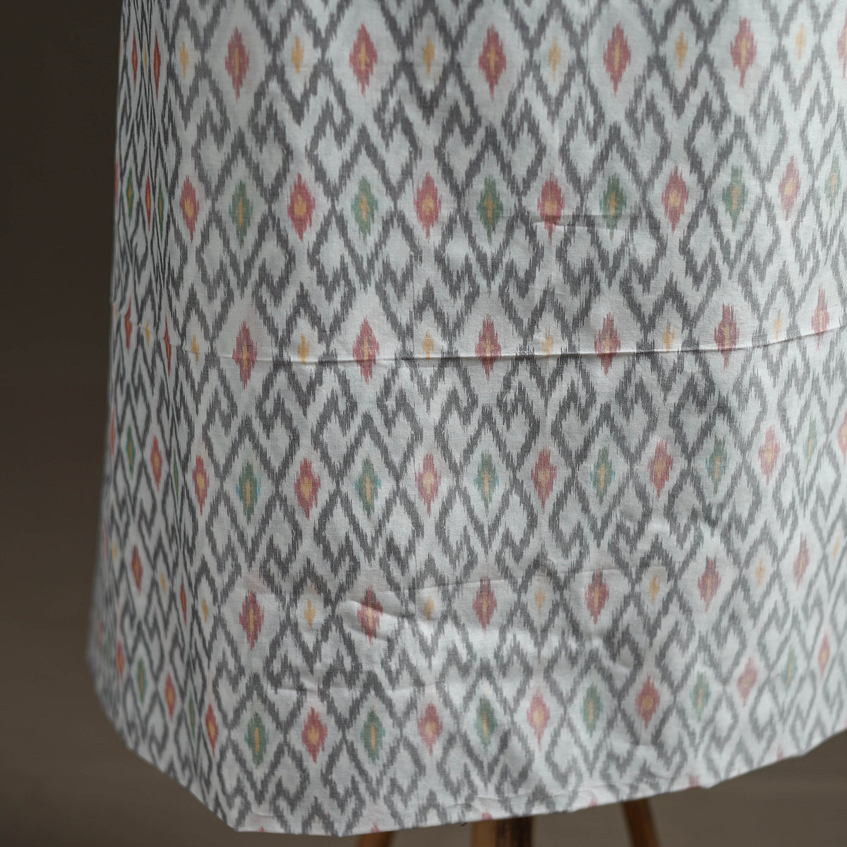 Pochampally Ikat Handloom Sico Unstitched Dress Material: Kurta with Dupatta 21