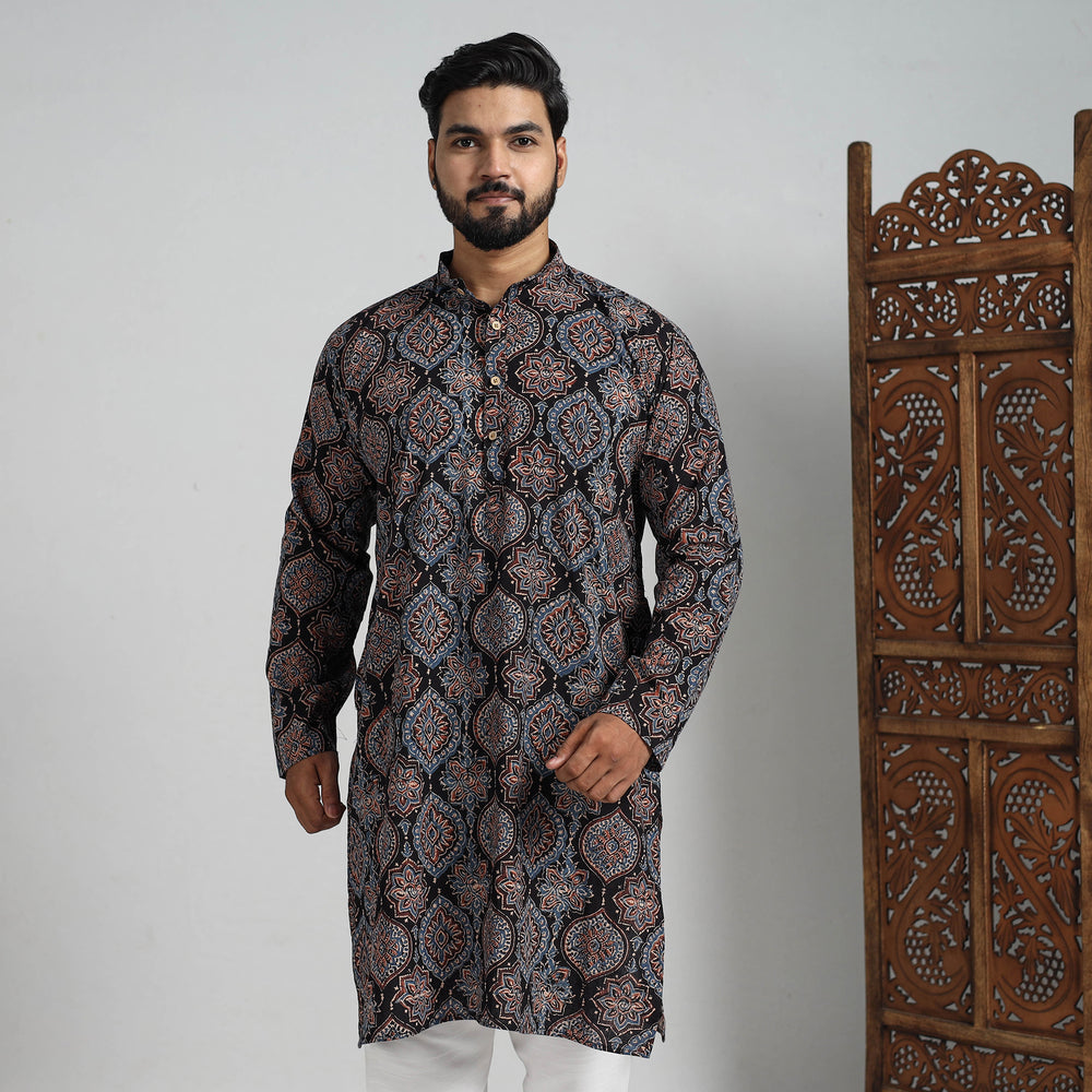 ajrakh Men's Long kurta