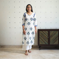 Sanganeri print Kurta