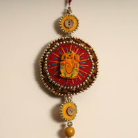 Ganesha - Handmade Felt & Beadwork Wall Hanging