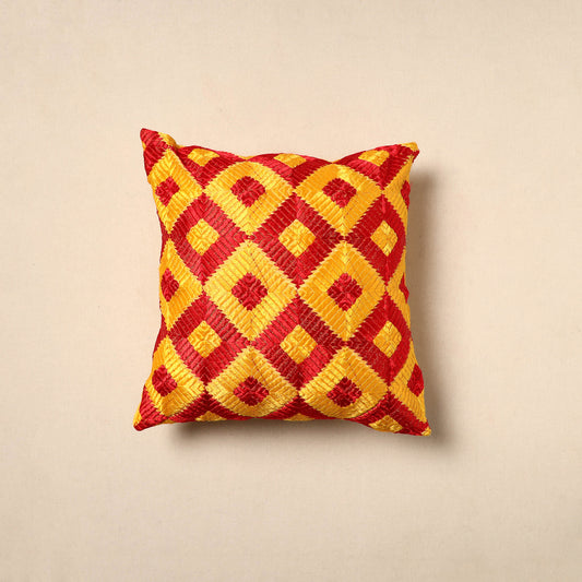 Phulkari Cushion Cover