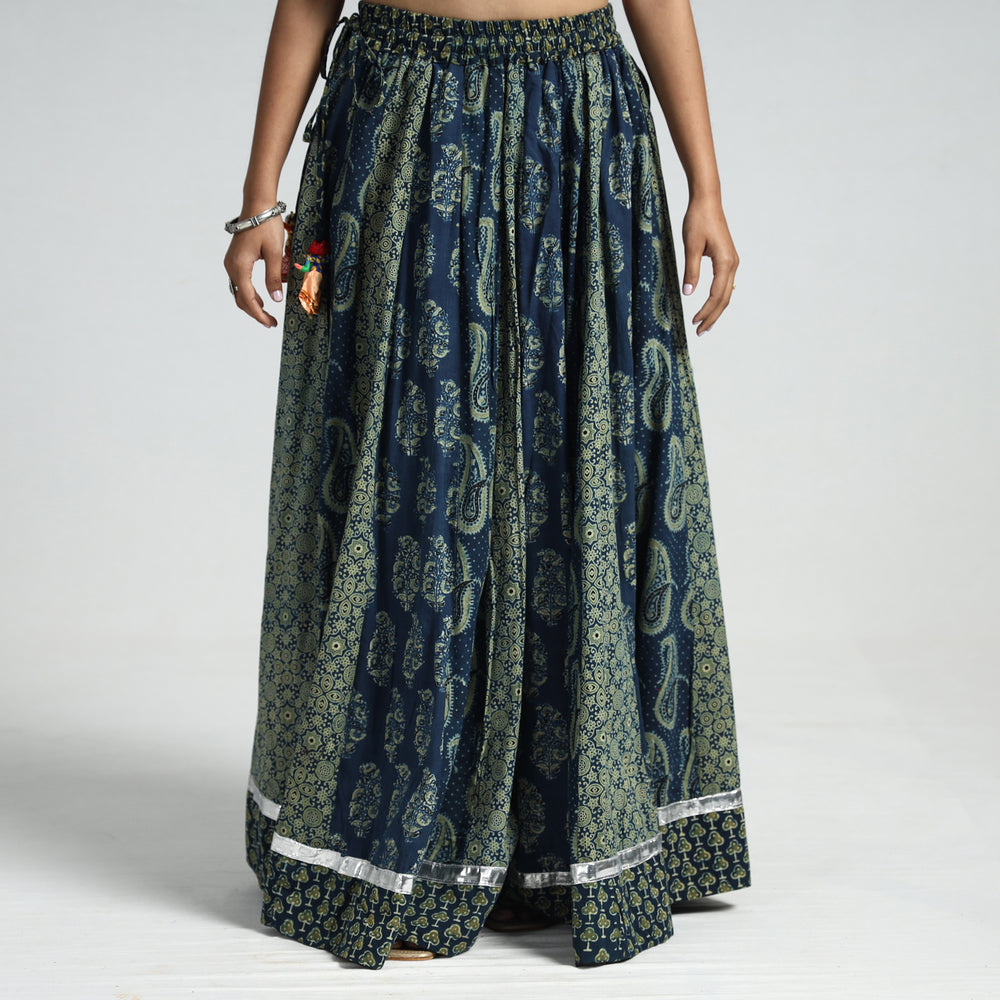 ajrakh skirt