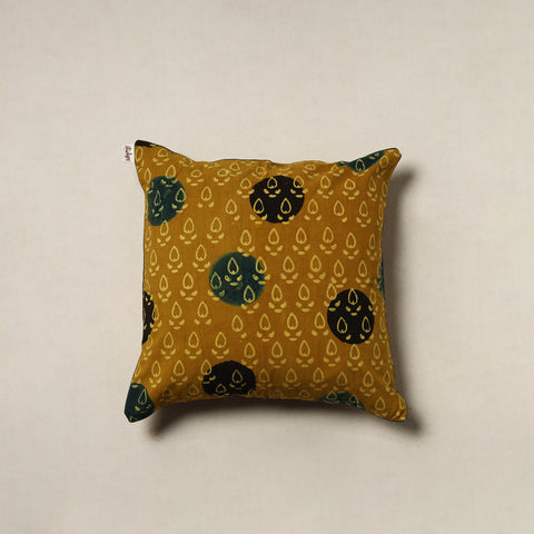 Ajrakh Hand Block Print Cushion Cover (16 x 16 in) 63