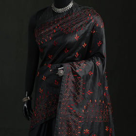 Hand Embroidered Silk Saree 78