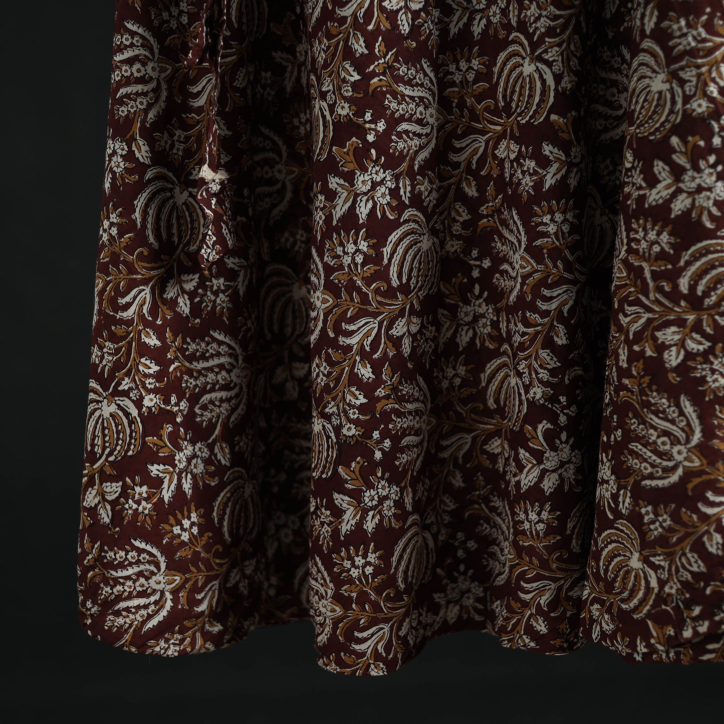 Bagru Hand Block Print Cotton Wrap Around Skirt 33