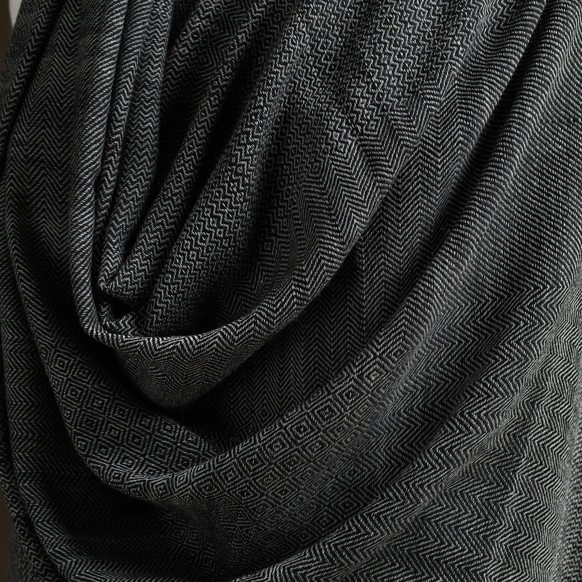 Kumaun Handwoven Pure Merino Wool Shawl 14