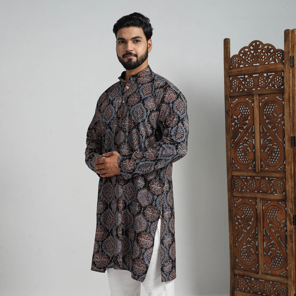 ajrakh Men's Long kurta