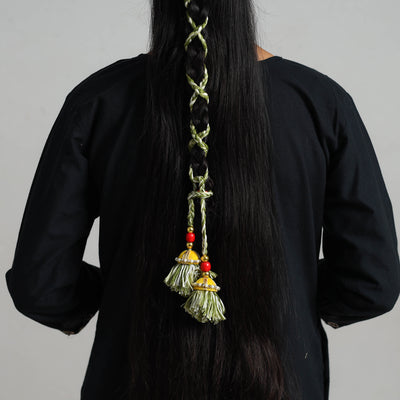 Thread Braided & Bead Work Hair Parandi 07