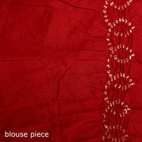 Kutch Bandhani Tie-Dye Cotton Saree 33