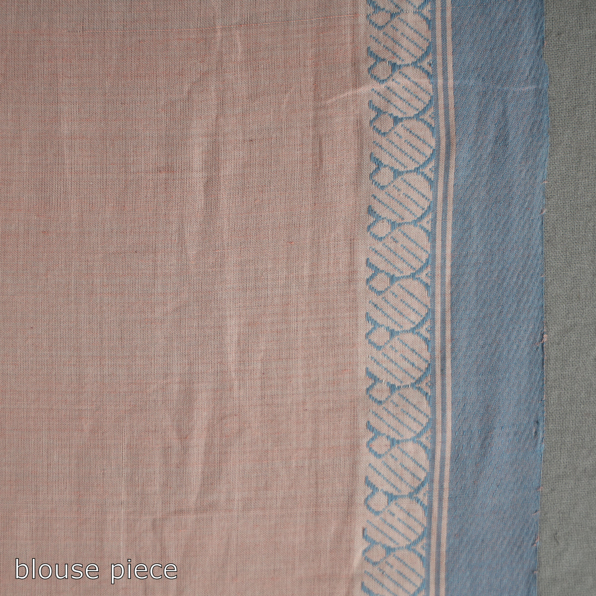 White - Pure Handloom Natural Dyed Dobby Cotton Saree 01