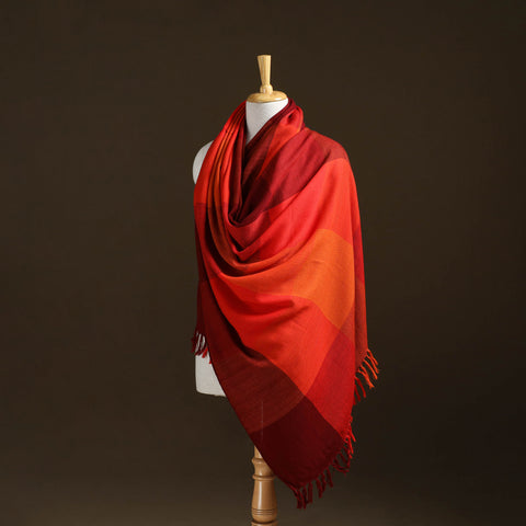 Kumaun Handwoven Pure Merino Wool Shawl 15