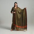 Buy Cotton Green Dharwad Kurta Set with Palazzo & Dupatta