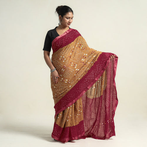 bandhani saree