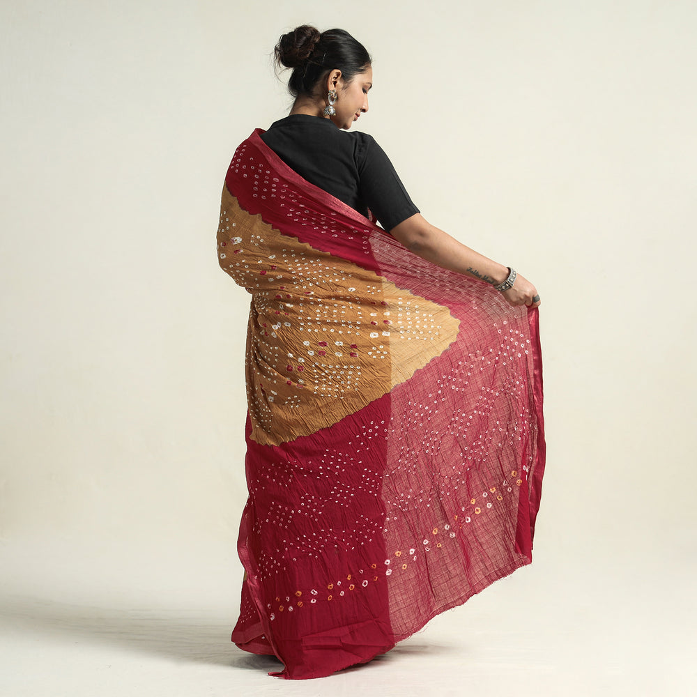 bandhani saree