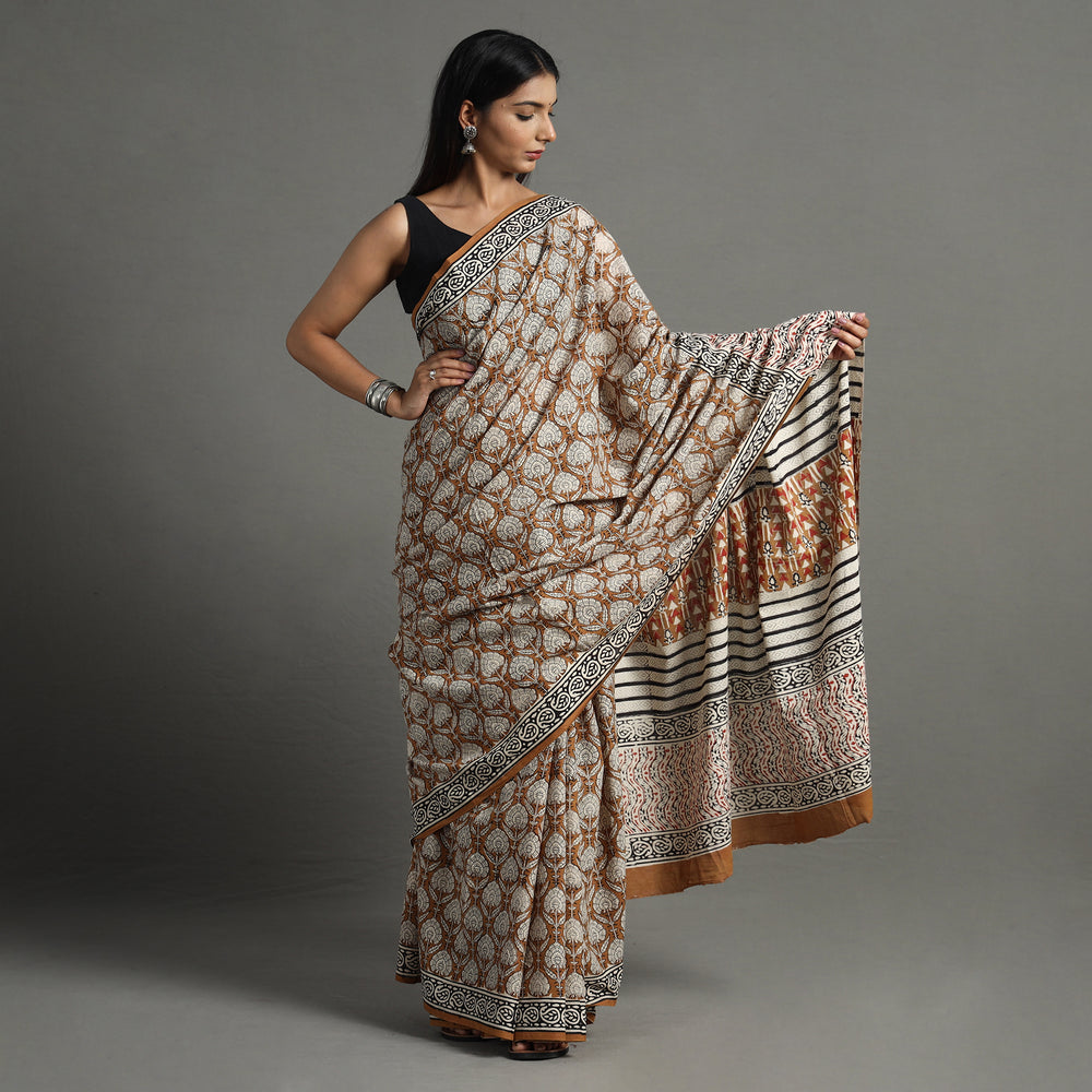 Bagru Saree