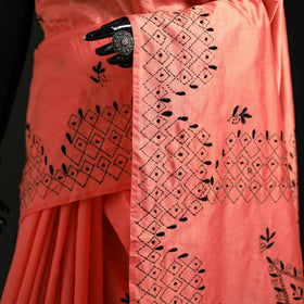 Hand Embroidered Silk Saree 79