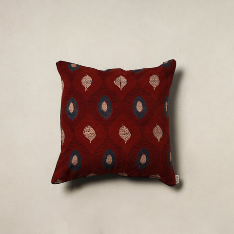 Ajrakh Hand Block Print Cushion Cover (16 x 16 in) 65
