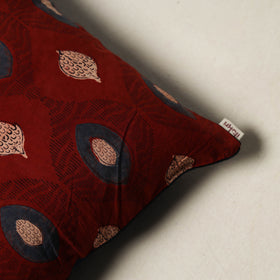 Ajrakh Hand Block Print Cushion Cover (16 x 16 in) 65