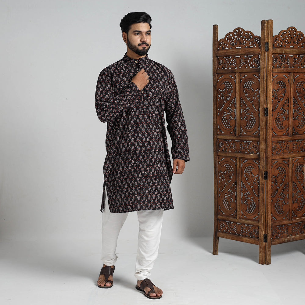 ajrakh Men's Long kurta