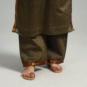 Buy Cotton Green Dharwad Kurta Set with Palazzo & Dupatta