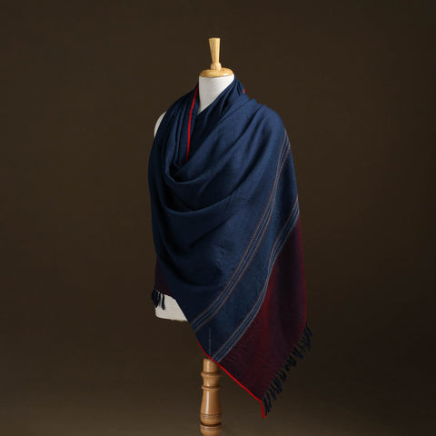 Kumaun Handwoven Pure Merino Wool Shawl 16