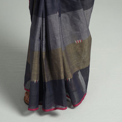 Multicolor - Srikakulam Handloom Jamdani Buti Cotton Saree with Tassels