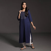 Ajrakh Patchwork kurta