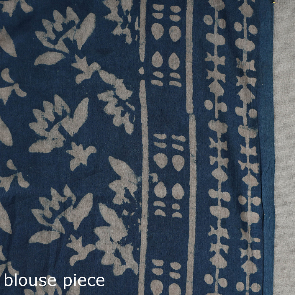 block printed saree