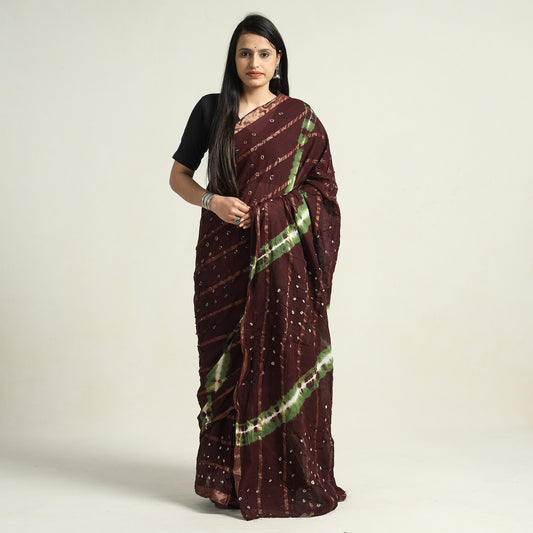 bandhani saree