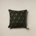 Ajrakh Hand Block Print Cushion Cover (16 x 16 in) 66