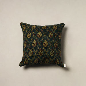 Ajrakh Hand Block Print Cushion Cover (16 x 16 in) 66