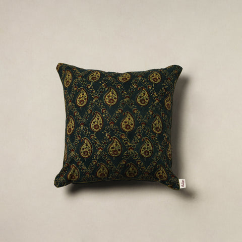 Ajrakh Hand Block Print Cushion Cover (16 x 16 in) 66