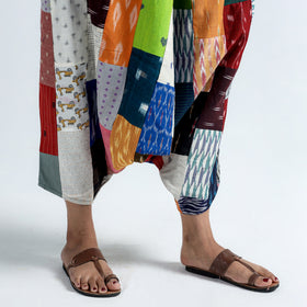 Multicolor - Block Printed Handmade Patchwork Cotton Harem Pant