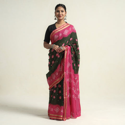 bandhani saree